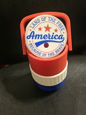 Mini cooler-style drink, Drink Cooler, Independence Day, 4th Of July, Summer